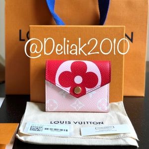 SOLD! NEW Louis Vuitton Zoe Wallet Rouge RARE 😍💕